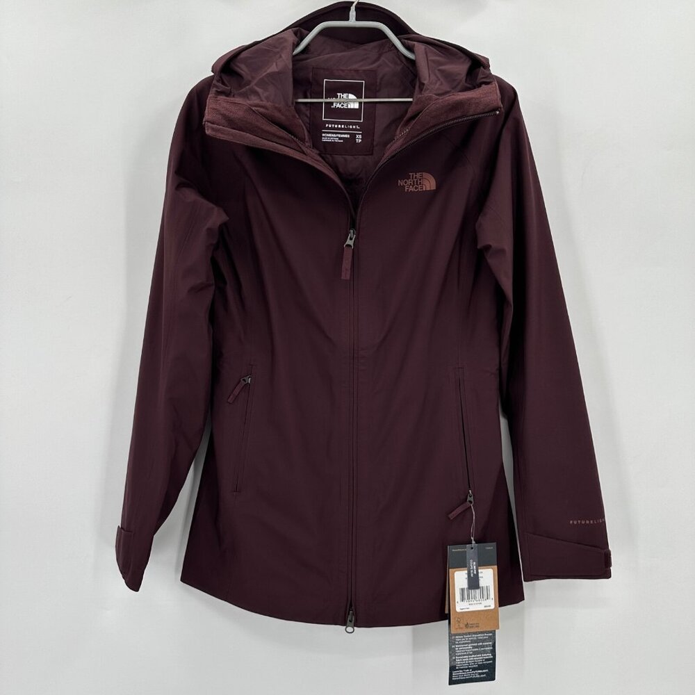 The North Face Hikesteller FUTURELIGHT Parka size XS Women's Root Brown (Purple)